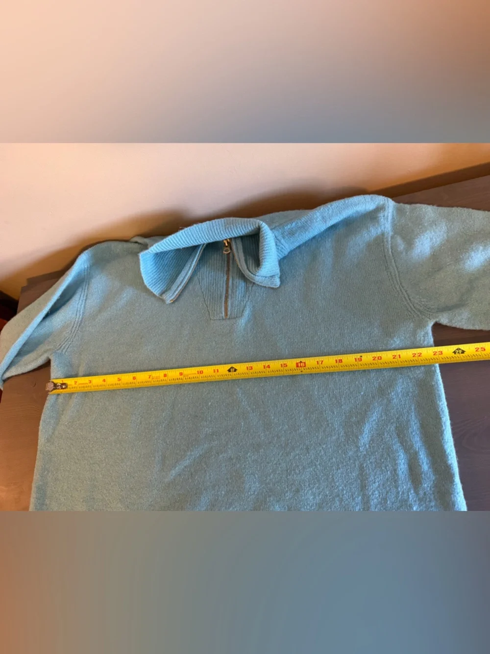 J. Crew Wool and Alpaca Half-Zip Funnel Neck Sweater NEW - Picture 7 of 8